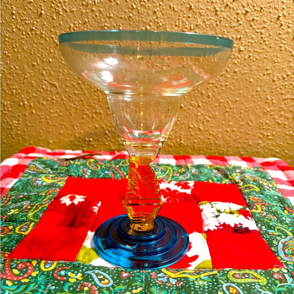 Vintage Plastic Margarita Glass